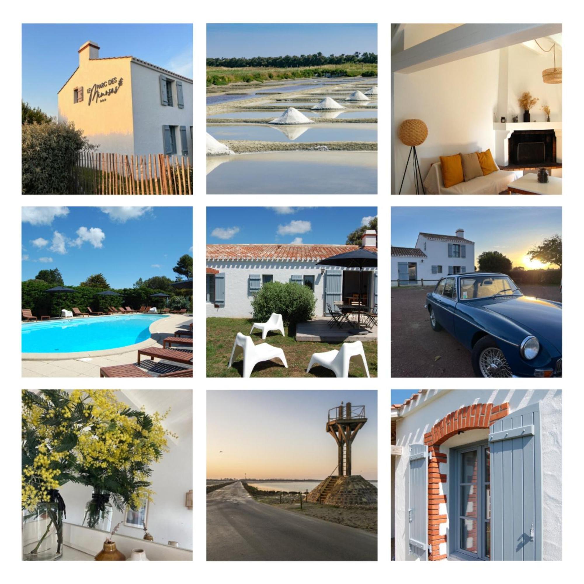 Le Parc Des Mimosas Villa Noirmoutier-en-l'Ile Bagian luar foto